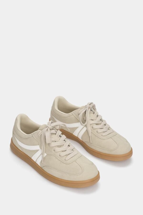 Pull&Bear Women Retro trainers Taupe 1306340 - Image 2