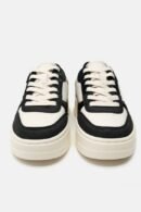 Zara Contrast Trainers Denim Black