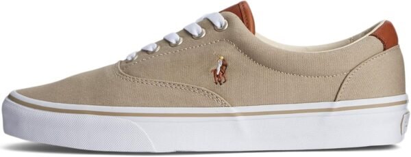 Polo Ralph Lauren Keaton Canvas Sneaker Beige - Image 3