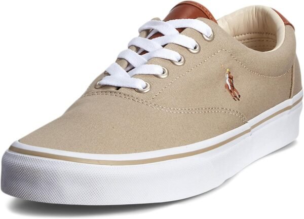 Polo Ralph Lauren Keaton Canvas Sneaker Beige - Image 2