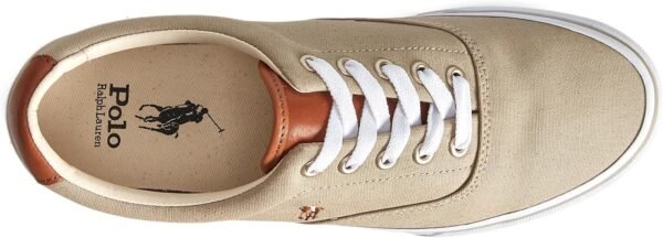 Polo Ralph Lauren Keaton Canvas Sneaker Beige - Image 4