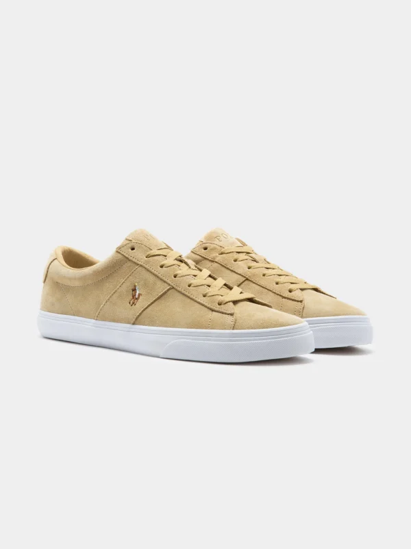 Polo Ralph Lauren Sayer Canvas suede Trainer Beige - Image 2