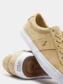 Polo Ralph Lauren Sayer Canvas suede Trainer Beige