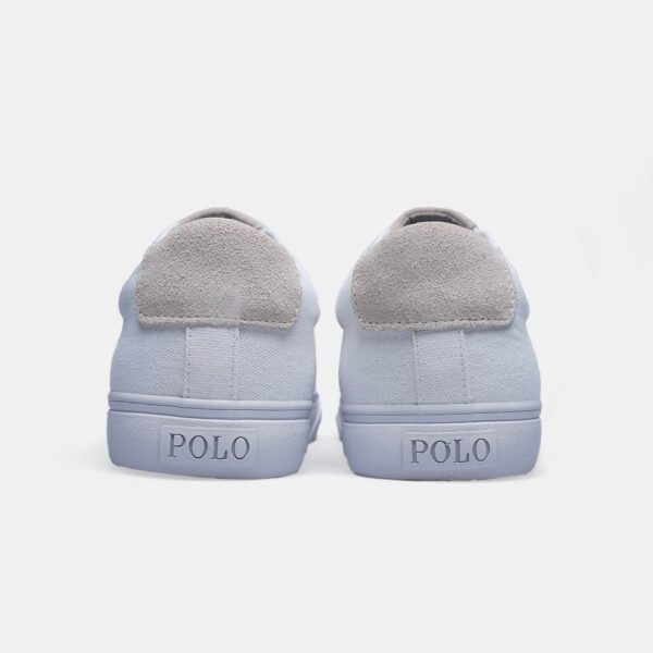 Polo Ralph Lauren Sayer Canvas Trainer White - Image 5