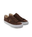 Polo Ralph Lauren Sayer Canvas suede Trainer Brown